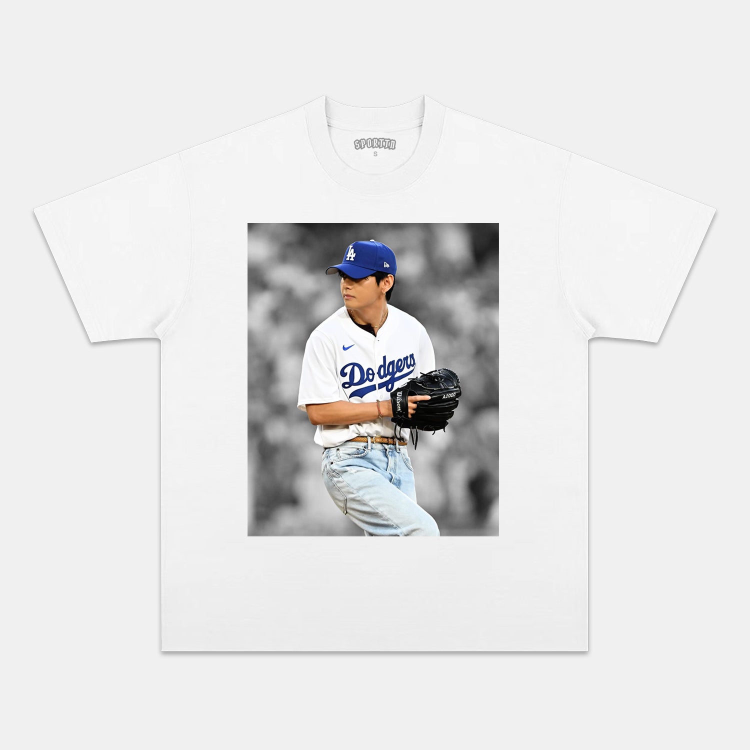 BTS' V & DODGERS V2 TEE