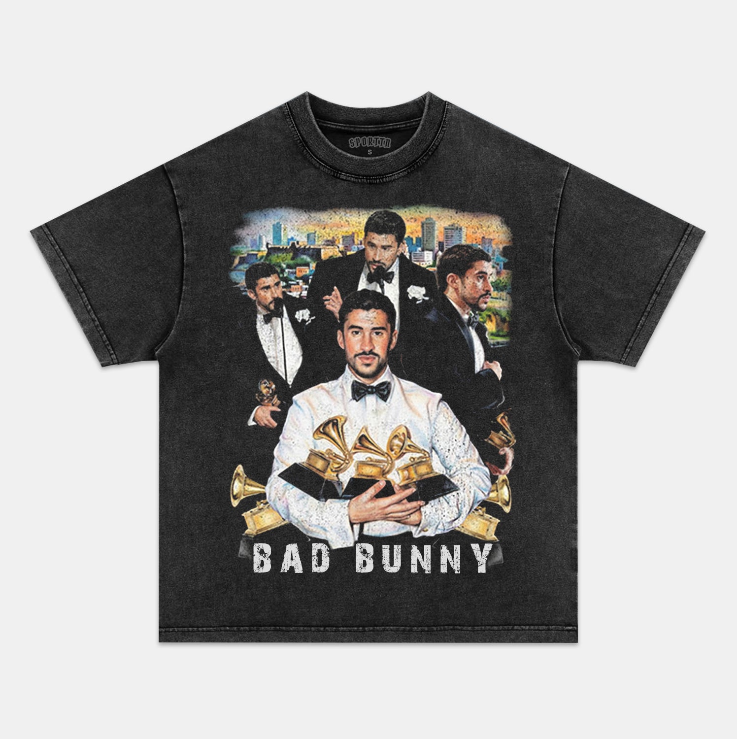 BAD BUNNY & 2026 GRAMMY V2 TEE