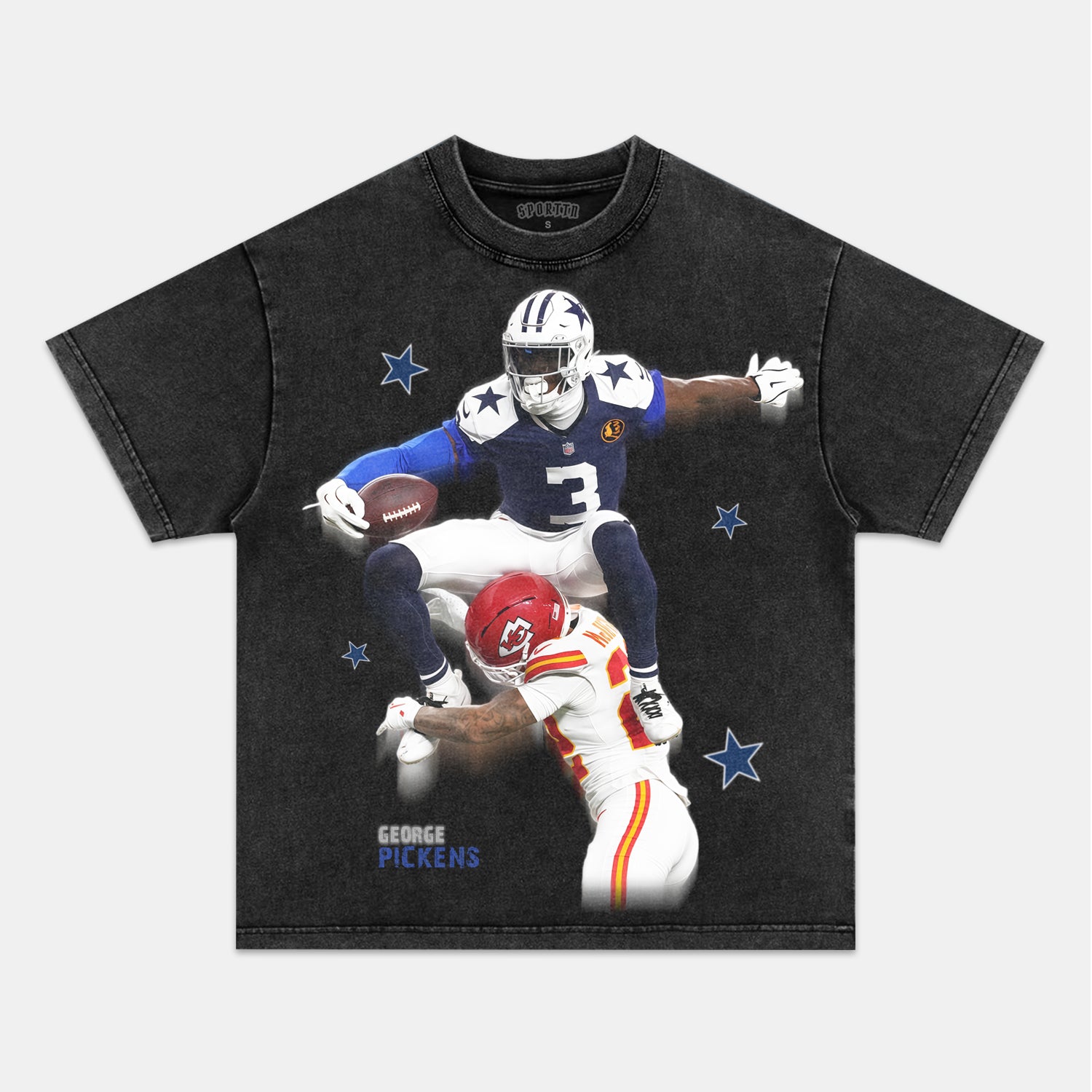 DALLAS COWBOYS & GEORGE PICKENS TEE