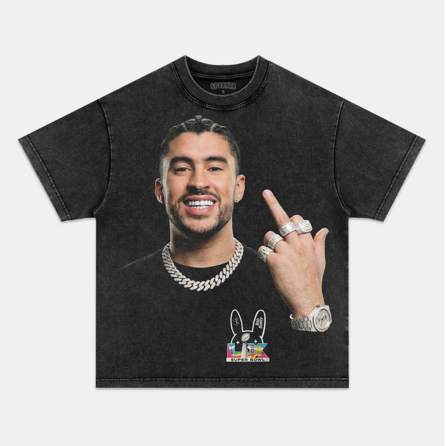 BAD BUNNY & SUPER BOWL 2026 V2 TEE