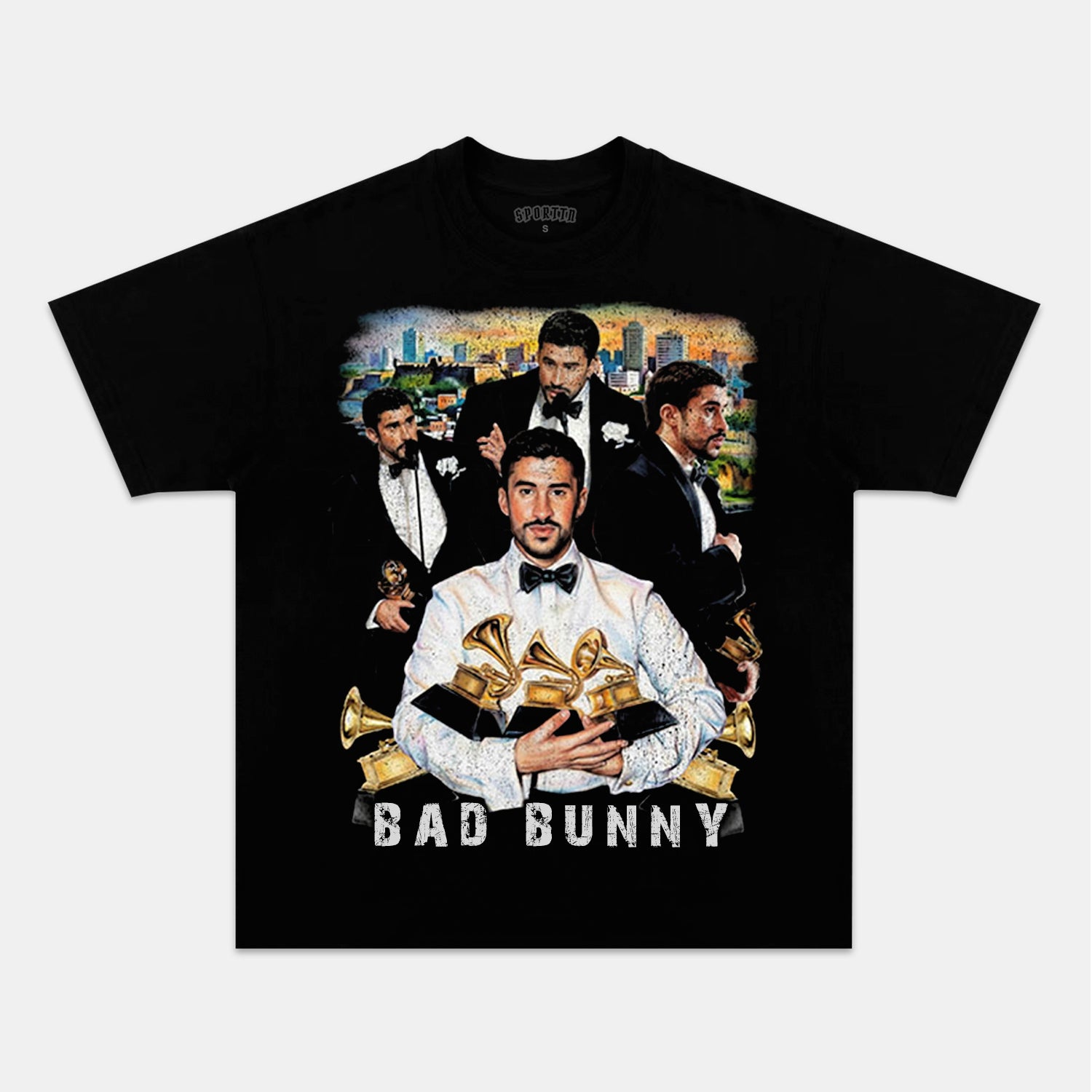 BAD BUNNY & 2026 GRAMMY V2 TEE
